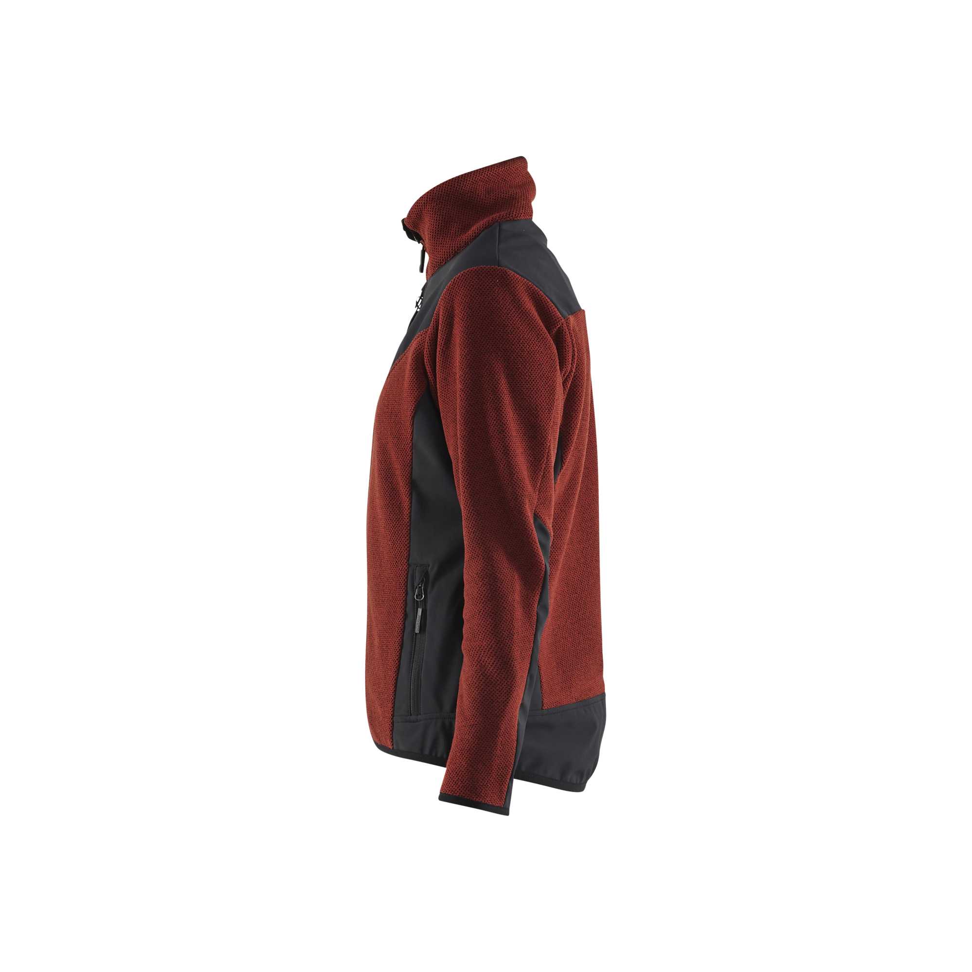 BLAKLADER 59432536 Women's Knitted Jacket with Softshell Work Jacket WOMEN - Stretch Fabric